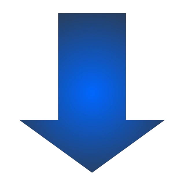 a blue arrow pointing upward on a black background, a stock photo, deviantart, computer art, topdown, head down, no outline, rectangle