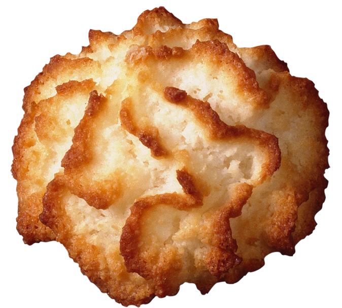 a close up of a pastry on a black background, a digital rendering, flickr, kfc, cumulus, crackles, 2001