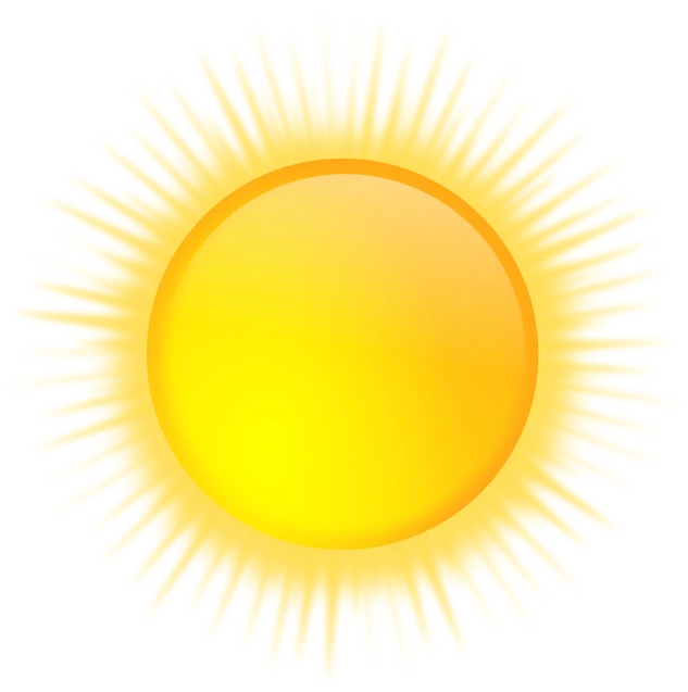 a yellow sun on a white background, an illustration of, pixabay, hurufiyya, heat shimmering, optimus sun orientation, pog, group photo