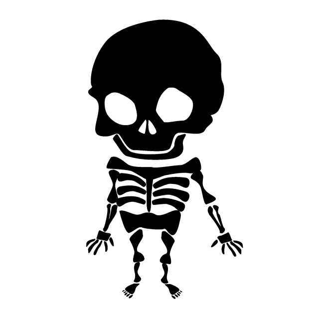 a black and white drawing of a teddy bear, a raytraced image, by Andrei Kolkoutine, deviantart, ascii art, skeleton pirate, solid black #000000 background, little kid, skeletons on the ground