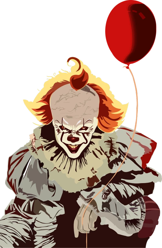 a penny penny penny penny penny penny penny penny penny penny penny penny penny penny penny penny penny penny penny penny penny penny penny penny penny penny penny, a portrait, by Whitney Sherman, pexels, digital art, stephen king as pennywise, on a flat color black background, balloon, martin ansin
