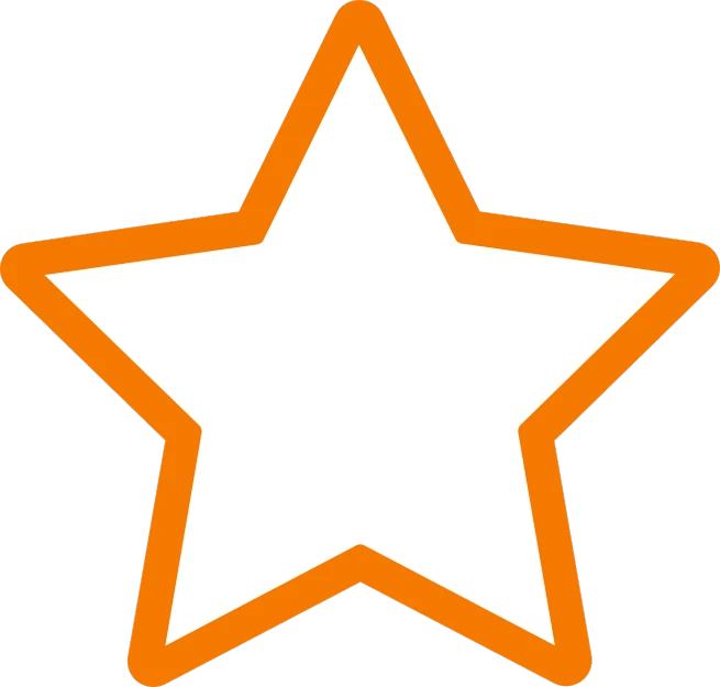 an orange and white star on a black background, rating: general, : :, full head, beginner
