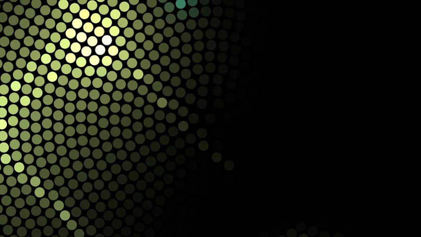 a green dot pattern on a black background, digital art, yellow lighting from right, mosaic, without text, iphone background