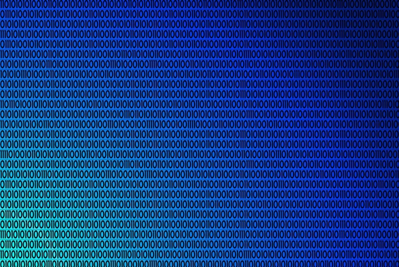 a blue and black background with a pattern, computer art, the fire is made of binary code, aperture gradient, minimalist background, o pattern