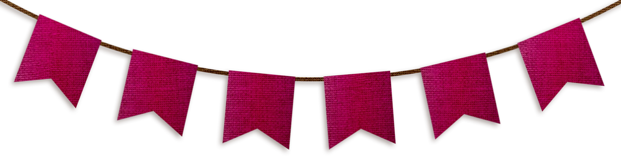a pink and brown bunting on a black background, inspired by david rubín, deviantart, garter belt, symmetrical front view, made with photoshop, burlap