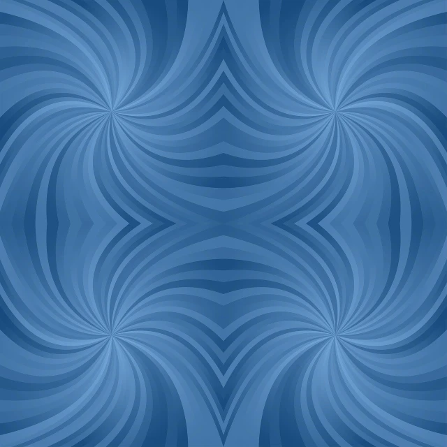 a blue background with swirly shapes, abstract illusionism, symmetry illustration