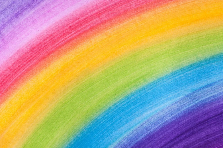 a close up of a drawing of a rainbow, by Juliette Wytsman, shutterstock, beautiful iphone wallpaper, chalk drawing, watercolor paper, vertical wallpaper