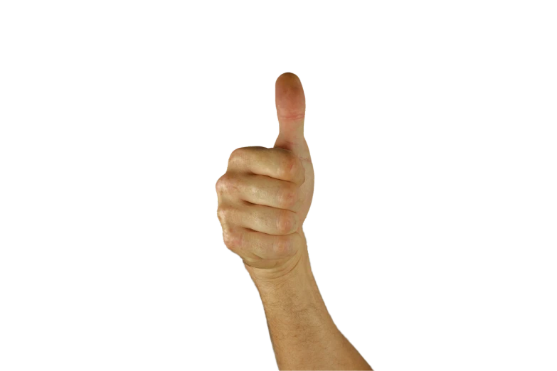 a close up of a person's hand giving a thumbs up, a stock photo, by Thomas de Keyser, figuration libre, on black background, very very well detailed image, face photo, very accurate and detailed