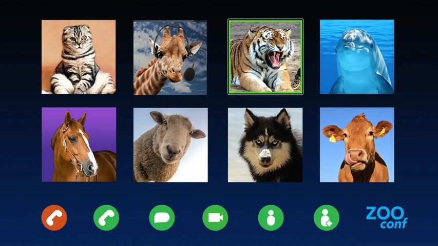 a group of pictures of different animals on a blue background, a screenshot, avatar image, uhd 8k hidden message, talking animals, app icon