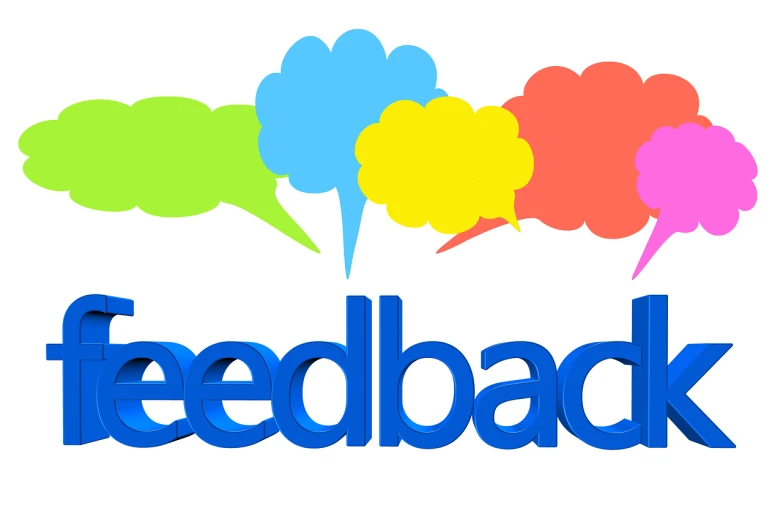 a group of speech bubbles with the word feedback, by ferdinand knab, trending on pixabay, dada, logo for a social network, i_5589.jpeg, profile pic, sunday