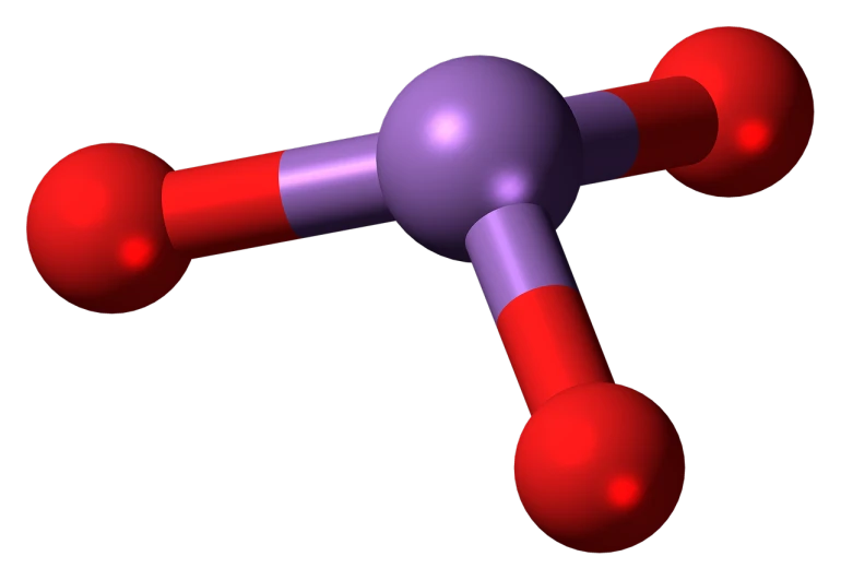 a close up of a model of a molecule, a raytraced image, by Bob Ringwood, polycount, mauve and cinnabar and cyan, simple illustration, gas, o'neill cylinder