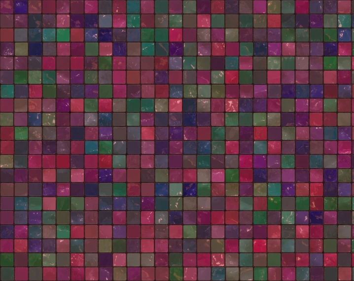 a close up of a colorful tiled wall, inspired by Lorentz Frölich, flickr, generative art, colorful dark vector, tileable texture, dull pink background, grunge
