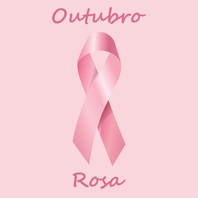 a close up of a pink ribbon on a pink background, by Verónica Ruiz de Velasco, art nouveau, president of brazil, word, full color illustration, on simple background