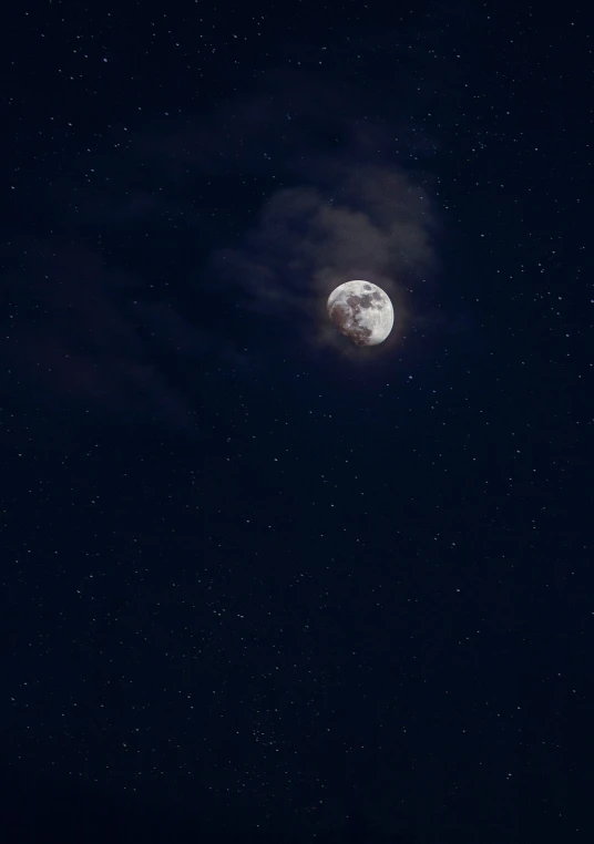 the moon is shining brightly in the night sky, a picture, by Bernardino Mei, minimalism, iphone 15 background, us in a vast night, in the cosmos, iphone picture