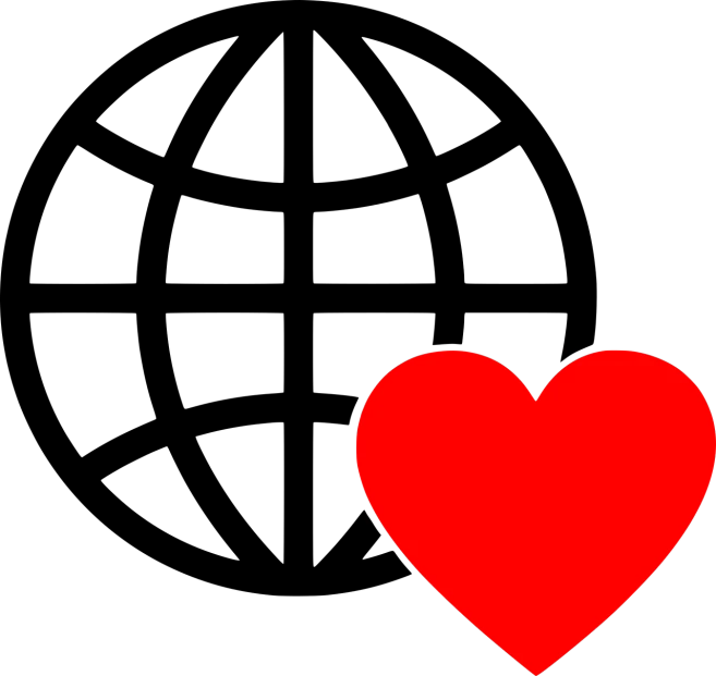 a red heart on a black background, a picture, けもの, i mean, left, very simple