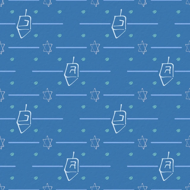 a close up of a pattern on a blue background, a digital rendering, tumblr, hebrew, on a pirate ship background, falling star on the background, sukkot