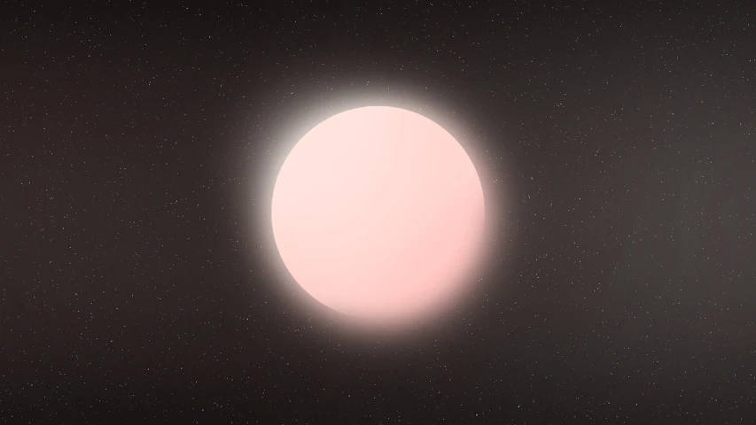 a close up of an object in the sky, inspired by Matteo Pérez, pink sun, planet hoth, without text, ( ( misty atmosphere ) )