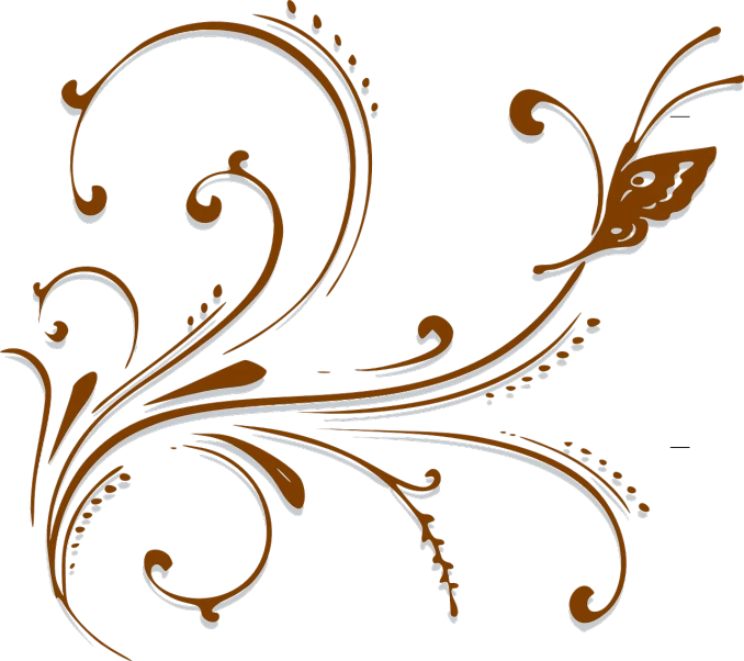 a brown and white floral design on a black background, a digital rendering, arabesque, art nouveau 3d curves and swirls, ((intricate)), random detail, edited