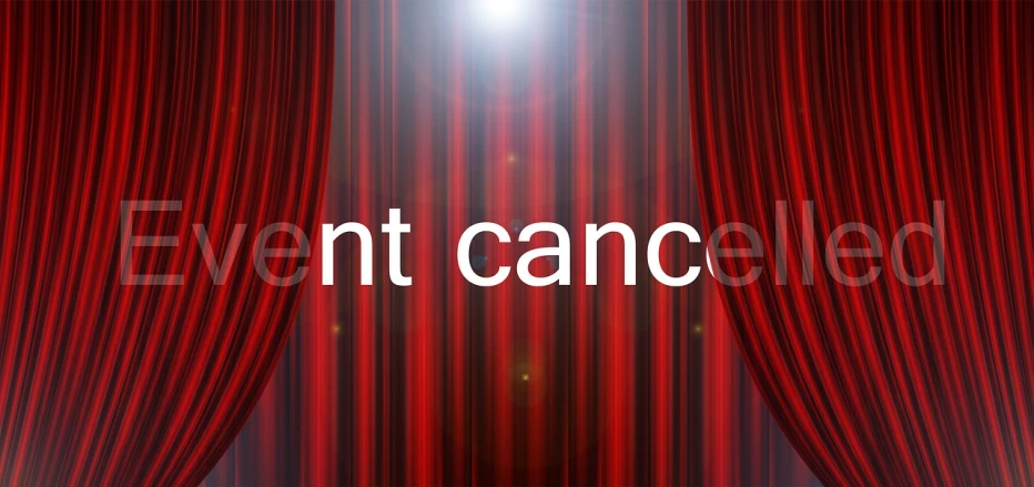 a stage with red curtains and a spotlight, a picture, by Rhea Carmi, incoherents, tumors, header with logo, concern, tenet