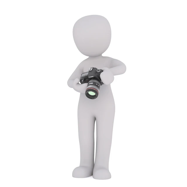 a person taking a picture with a camera, a picture, by Juan O'Gorman, art photography, 3 d character render, hidden camera photo, fullbody photo, dlsr photo