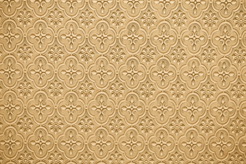 a close up of a wall with a pattern on it, inspired by Frederick Goodall, shutterstock, textured parchment background, high detail product photo