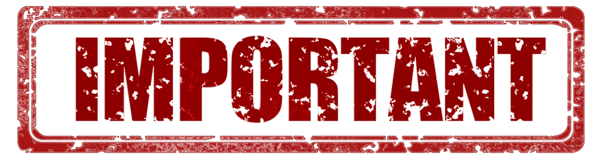 a red stamp with the word important on it, by Chris Spollen, sots art, sports broadcast, black steel with red trim, posterized, banner