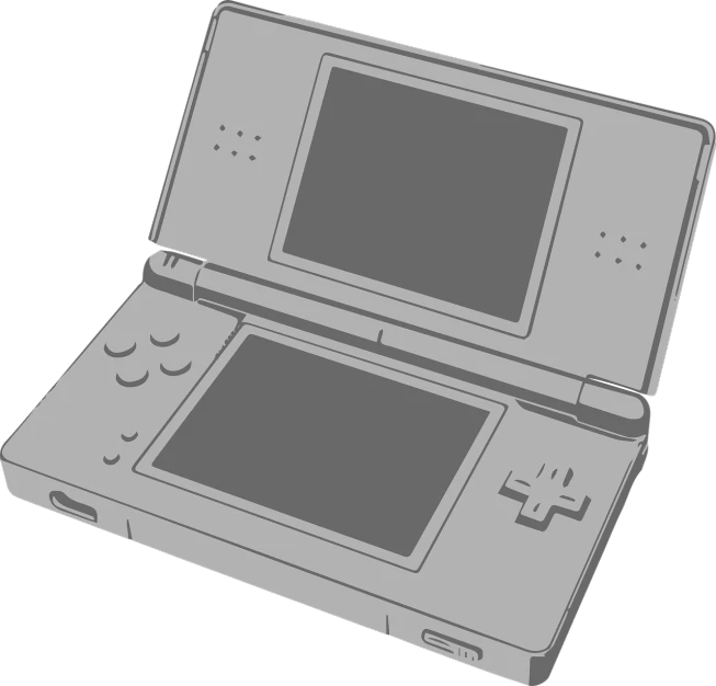 a close up of a nintendo wii game console, an ambient occlusion render, inspired by Akihiko Yoshida, pixabay, computer art, engraved vector, game and watch, for pokemon red and blue, nintendo ds video game