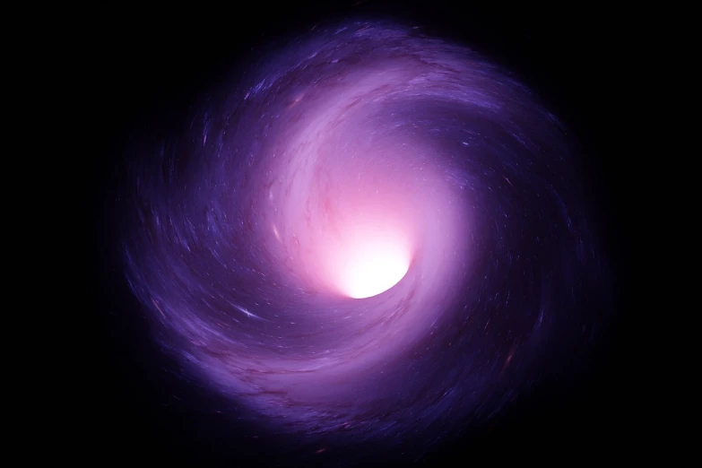 a spiral shaped object in the dark of night, a portrait, by Bernardino Mei, space art, purple sun, galaxy simulation, inside of a black hole, mobile wallpaper