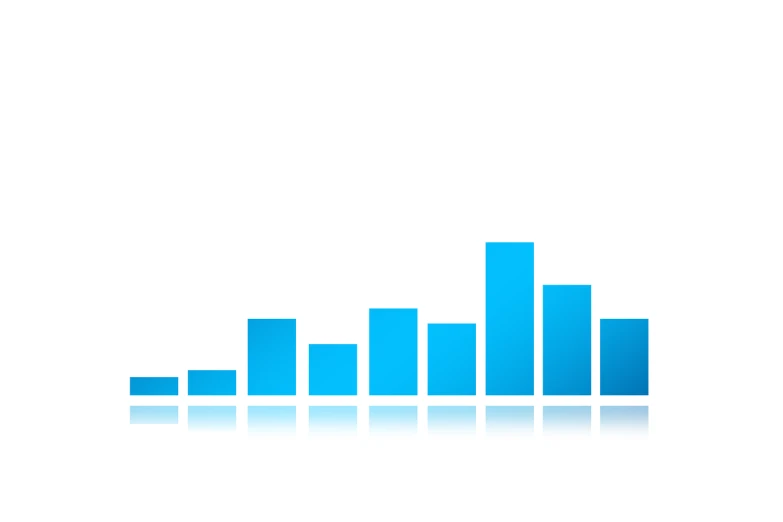 a blue city skyline on a white background, an illustration of, analytical art, graph signals, background bar, historical record, lowres