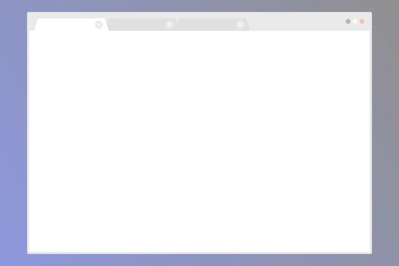 a computer monitor sitting on top of a desk, a screenshot, by Justin Sweet, tumblr, postminimalism, gradient white to silver, paper border, plain purple background, google design