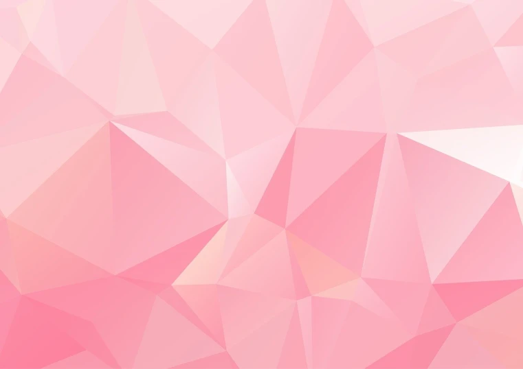 a pink abstract background consisting of triangles, a picture, by Taiyō Matsumoto, shutterstock, low polygons illustration, jewel, milk, simple illustration