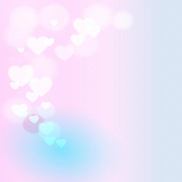 a pink and blue background with hearts, romanticism, beautiful kawaii lighting, graffiti _ background ( smoke ), on simple background, good lighted photo