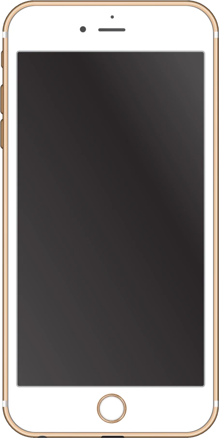 a close up of a cell phone on a white background, a digital rendering, by Austin English, minimalism, gold framed, no gradients, with a black background, 1128x191 resolution