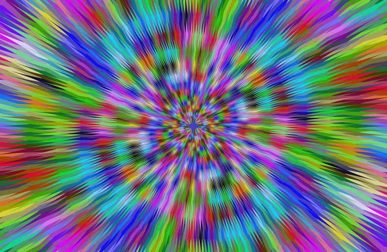 a multicolored image of a burst of light, a raytraced image, inspired by Victor Moscoso, pexels, abstract illusionism, zoom blur, !!! very coherent!!! vector art, tripping on lsd, colourful close up shot