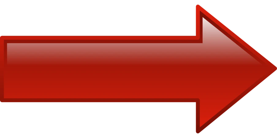 a red arrow pointing left on a black background, a screenshot, pixabay, !!! very coherent!!! vector art, very long, bangalore, thy