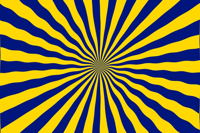 a picture of a yellow and blue sunburst, a picture, by Taiyō Matsumoto, optical illusion, fine background proportionate, naval background, lots of swirling, 4k high res