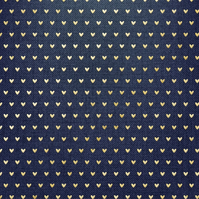 a blue fabric with gold hearts on it, minimalism, fine structure texture, dark background”, gradient white to gold, denim