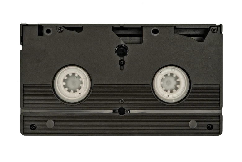 a black and white photo of a cassette, by Morris Kestelman, video art, bottom - view, detailed wide shot, 8 k - h 7 0 4, detailed studio photograph