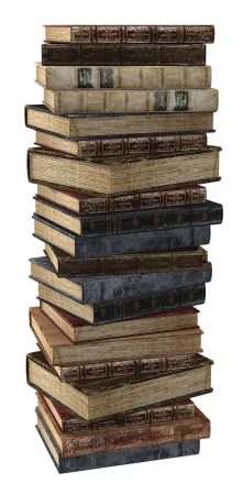a stack of old books sitting on top of each other, a digital rendering, by Adriaen Hanneman, on black background, 15081959 21121991 01012000 4k, gustave doré style, hand - tinted