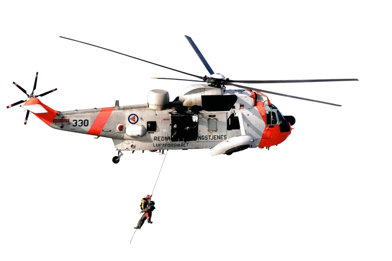 a helicopter that is flying through the air, by Robert Brackman, flickr, sea king, photo taken at night, climbing, cut-away