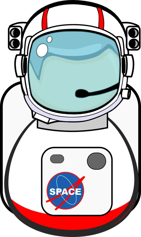 a close up of an astronaut's helmet, vector art, reddit, club penguin, astronaut standing looking, iphone, : :