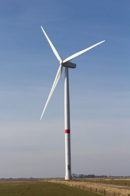 a wind turbine in the middle of a field, a portrait, hurufiyya, high detail product photo, german, the photo shows a large, maintenance photo