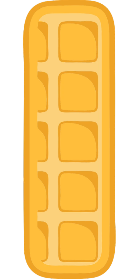 a stack of waffles sitting on top of each other, concept art, inspired by Antonín Chittussi, conceptual art, gold bars, flat illustration, bottom body close up, background image