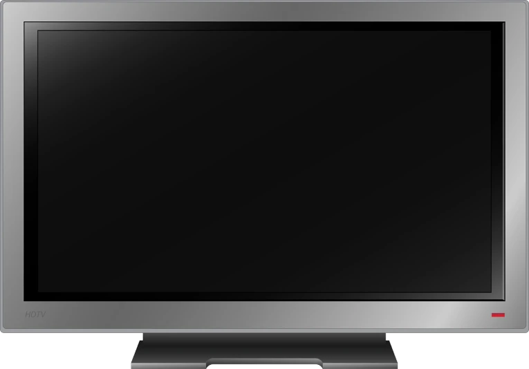 a flat screen tv sitting on top of a stand, pixabay, computer art, transparent backround, 2.35:1 ratio, panel of black, hd picture