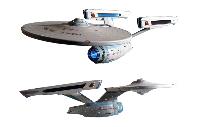 a close up of a model of a star trek ship, flickr, dau-al-set, photo of a model, full body and head view, taken with the best dlsr camera, epic lighting”