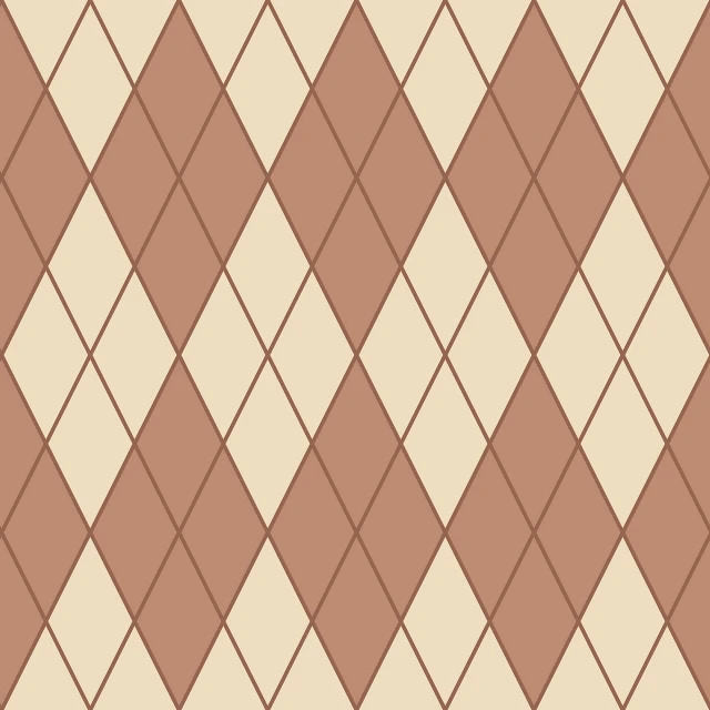 a brown and white argyle tile pattern, inspired by Steve Argyle, beige background, svg illustration, high quality screenshot