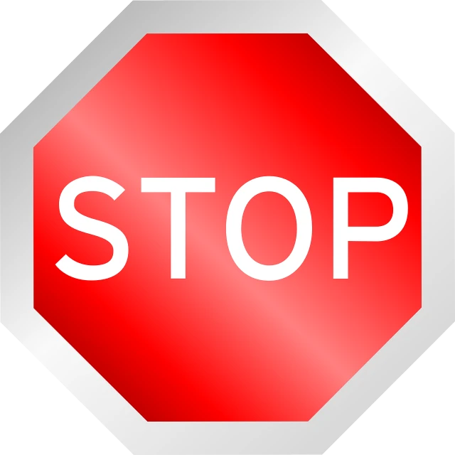 a close up of a stop sign on a white background, a picture, svg vector art, silver red, aaaaaaaaaaaaaaaaaaaaaa, tungsten