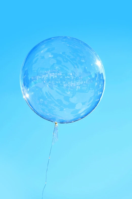 a person holding a blue balloon in the air, a picture, huge bubbles, clear detailed view, profile pic, dezeen