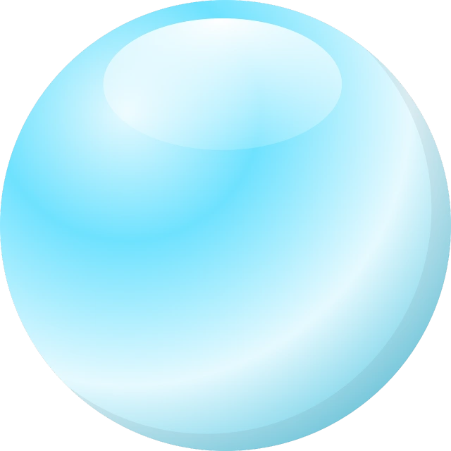 a blue sphere on a white background, an illustration of, by Taiyō Matsumoto, marble material, smooth gradation, rpg item, light blue clear sky