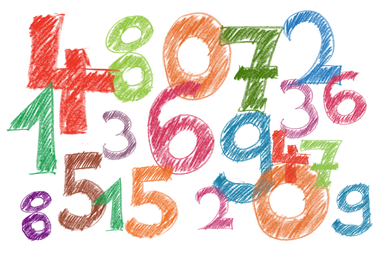 a bunch of colorful numbers on a black background, a digital rendering, by Steven Belledin, shutterstock, graffiti, age marks, 2 5 6 x 2 5 6 pixels, 17th-century, 💣 💥💣 💥